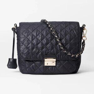 MZ Wallace Black Crosby Lock Crossbody